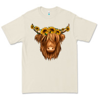 Bone sunflower headband highland cow Premium Tee - Jasminsmagicworld