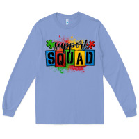 Colony Blue autism support squad Long Sleeve Tee - OliviaCreatesArt