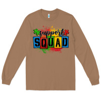 Toasted Coconut autism support squad Long Sleeve Tee - OliviaCreatesArt