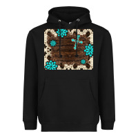 Black gemstone cross mousepad Heavyweight Hoodie - BarkalooDesign