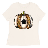 Bone Soccer Pumpkin Ladies Tee - texasbilliewilder