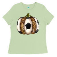 Matcha Soccer Pumpkin Ladies Tee - texasbilliewilder
