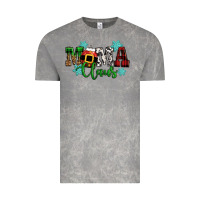 Cloud Rock mama claus christmas Vintage Tee - CowGirlArtShop