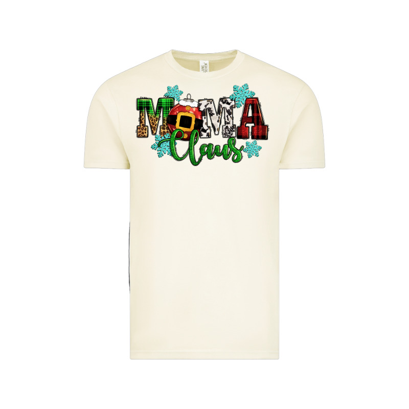 Mama Claus Christmas Vintage Tee by CowGirlArtShop | Teevron