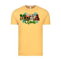 Vintage Mustard mama claus christmas Vintage Tee - CowGirlArtShop