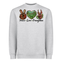 Peace Love Orangutan Heavyweight Sweatshirt | Teevron
