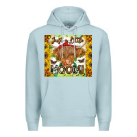 Blue Mist Just A Little Moody Premium Hoodie - CowhideDigitalArt