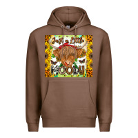 Chestnut Just A Little Moody Premium Hoodie - CowhideDigitalArt