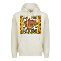 Oatmeal Heather Just A Little Moody Premium Hoodie - CowhideDigitalArt