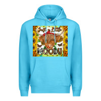 Ocean Blue Just A Little Moody Premium Hoodie - CowhideDigitalArt