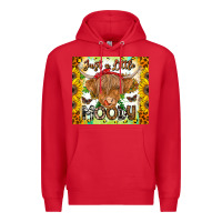 Red Just A Little Moody Premium Hoodie - CowhideDigitalArt
