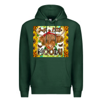 Sports Green Just A Little Moody Premium Hoodie - CowhideDigitalArt