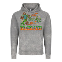 Cloud Rock Not lucky just Blessed with Cross St. Patricks day Vintage Hoodie - HowdyJamesFarm