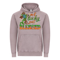 Vintage Zinc Not lucky just Blessed with Cross St. Patricks day Vintage Hoodie - HowdyJamesFarm
