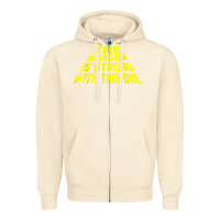 Sandshell the sarcasm is strong with this one Zipper Hoodie - longCreatives