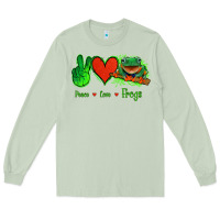 Matcha Peace Love Frogs Long Sleeve Tee - Jasminsmagicworld