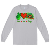 Moon Dust Peace Love Frogs Long Sleeve Tee - Jasminsmagicworld