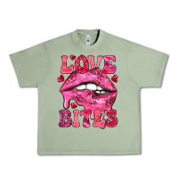 Oil Green Love bites Valentine's Day Urban Heavy Tee - HowdyJamesFarm