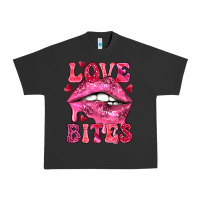 Pigment Black Love bites Valentine's Day Urban Heavy Tee - HowdyJamesFarm