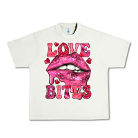 Pistachio Love bites Valentine's Day Urban Heavy Tee - HowdyJamesFarm