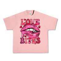 Salmon Love bites Valentine's Day Urban Heavy Tee - HowdyJamesFarm
