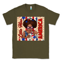 Army Green little miss america Classic Tee - TumblerDesignByShophia