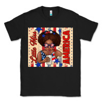 Black little miss america Classic Tee - TumblerDesignByShophia