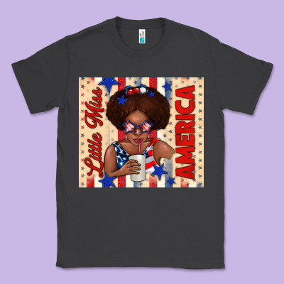Little Miss America Classic Tee Designed By Tumblerdesignbyshophia