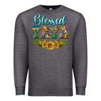 Charcoal Heather blessed yaya Premium Sweatshirt - BarkalooDesign