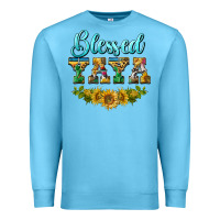 Ocean Blue blessed yaya Premium Sweatshirt - BarkalooDesign