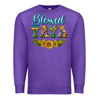 Purple blessed yaya Premium Sweatshirt - BarkalooDesign