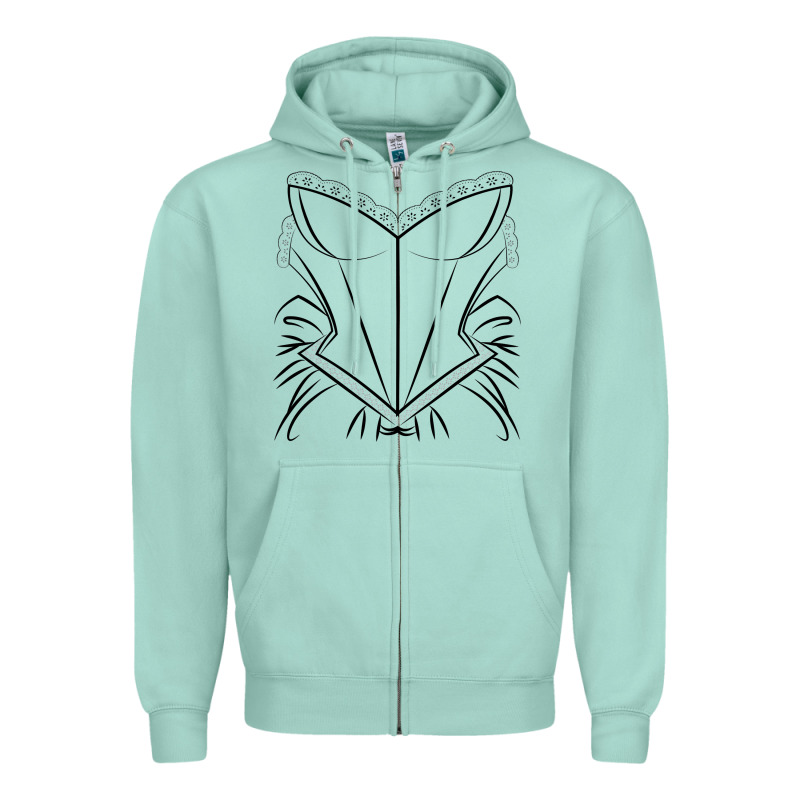 Wedding Dress , Simple Marriage Bridal Shower Gift Zipper Hoodie by longCreatives | Teevron