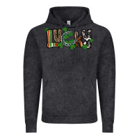 Vintage Black Lucky horseshoe St. Patrick's Day Vintage Hoodie - CowGirlArtShop
