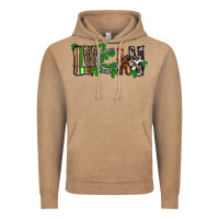 Vintage Coffee Lucky horseshoe St. Patrick's Day Vintage Hoodie - CowGirlArtShop