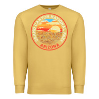 Antique Gold Vintage Grand Canyon National Park Retro 80s Graphic Premium Sweatshirt - longCreatives