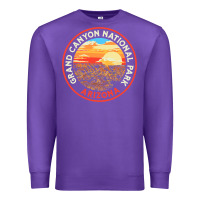 Purple Vintage Grand Canyon National Park Retro 80s Graphic Premium Sweatshirt - longCreatives