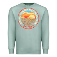 Seafoam Vintage Grand Canyon National Park Retro 80s Graphic Premium Sweatshirt - longCreatives