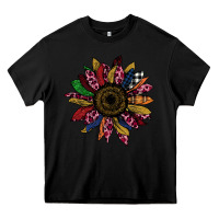 Black Cheetah Christmas Sunflower Heavy Core Tee - Bettercallsaul