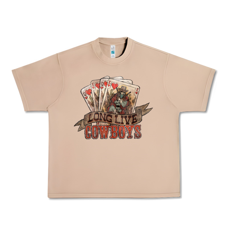 Long Live Cowboys Cards Urban Heavy Tee by HowdyJamesFarm | Teevron
