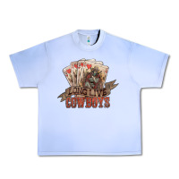 Grape Ice Long live cowboys cards Urban Heavy Tee - HowdyJamesFarm