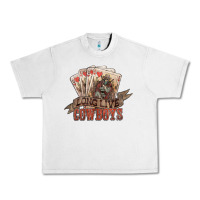 Lunar Rock Long live cowboys cards Urban Heavy Tee - HowdyJamesFarm