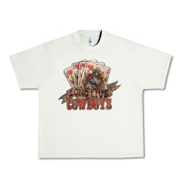 Pistachio Long live cowboys cards Urban Heavy Tee - HowdyJamesFarm