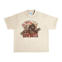 Sandshell Long live cowboys cards Urban Heavy Tee - HowdyJamesFarm