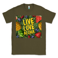 Army Green live love aloha Classic Tee - TumblerDesignByShophia