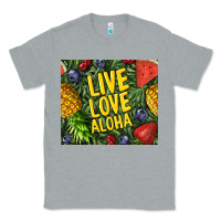 Heather Grey live love aloha Classic Tee - TumblerDesignByShophia
