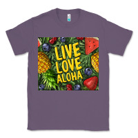 Lavender live love aloha Classic Tee - TumblerDesignByShophia