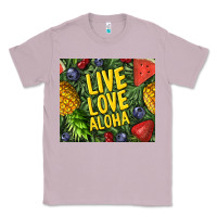 Lilac live love aloha Classic Tee - TumblerDesignByShophia
