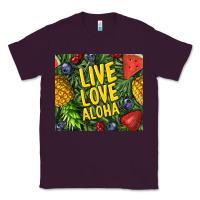 Plum live love aloha Classic Tee - TumblerDesignByShophia