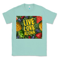 Seafoam live love aloha Classic Tee - TumblerDesignByShophia