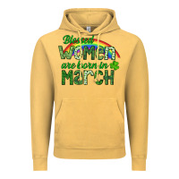 Vintage Mustard Blessed women are born in March Vintage Hoodie - CowGirlArtShop